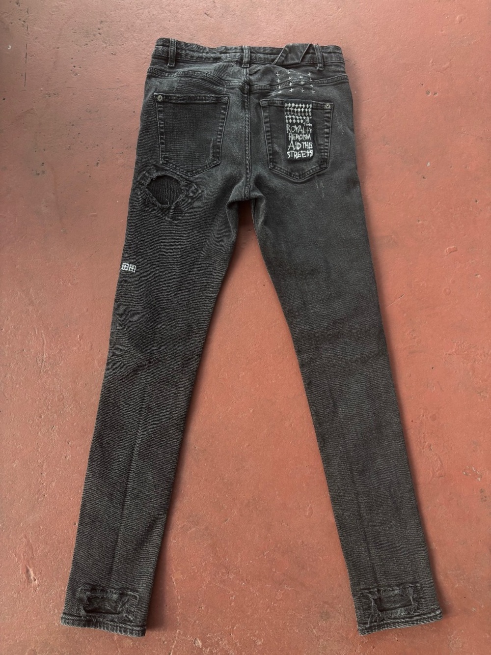 Ksubi Chitch Boneyard black denim jeans Size 30 Grunge